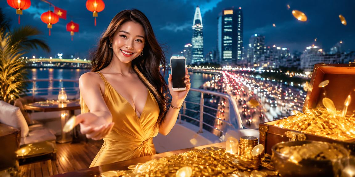 Lễ hội mobile casino tại Hồ Chí Minh minh họa danh mục live casino và slots