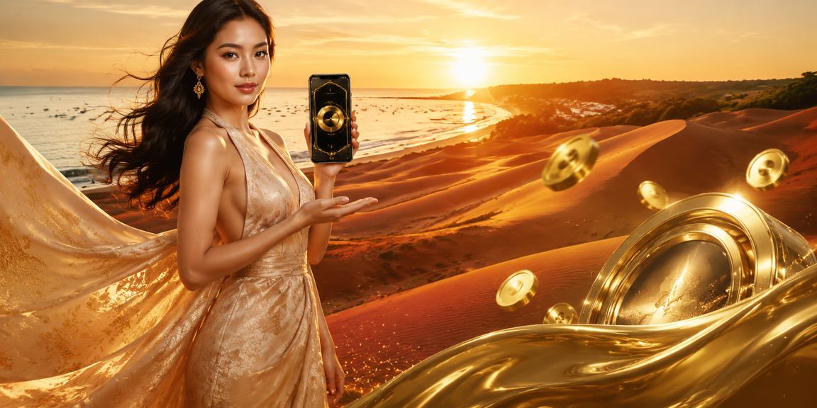 Mũi Né với áo dài gợi ý kiểm tra nạp tiền và bonus trên mobile